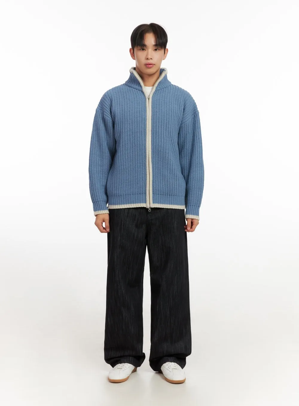 Men's Comfort Zip-Up Sweater ID406