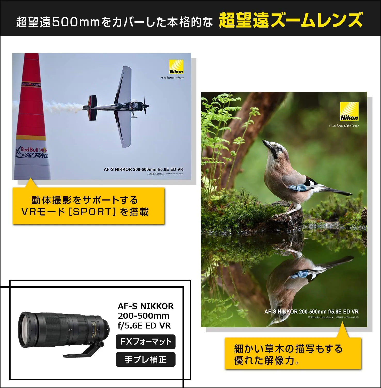 Nikon AF-S 200-500mm f/5.6E ED VR