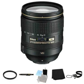 Nikon AF-S NIKKOR 24-120mm f/4G ED VR Zoom Lens Supreme Bundle