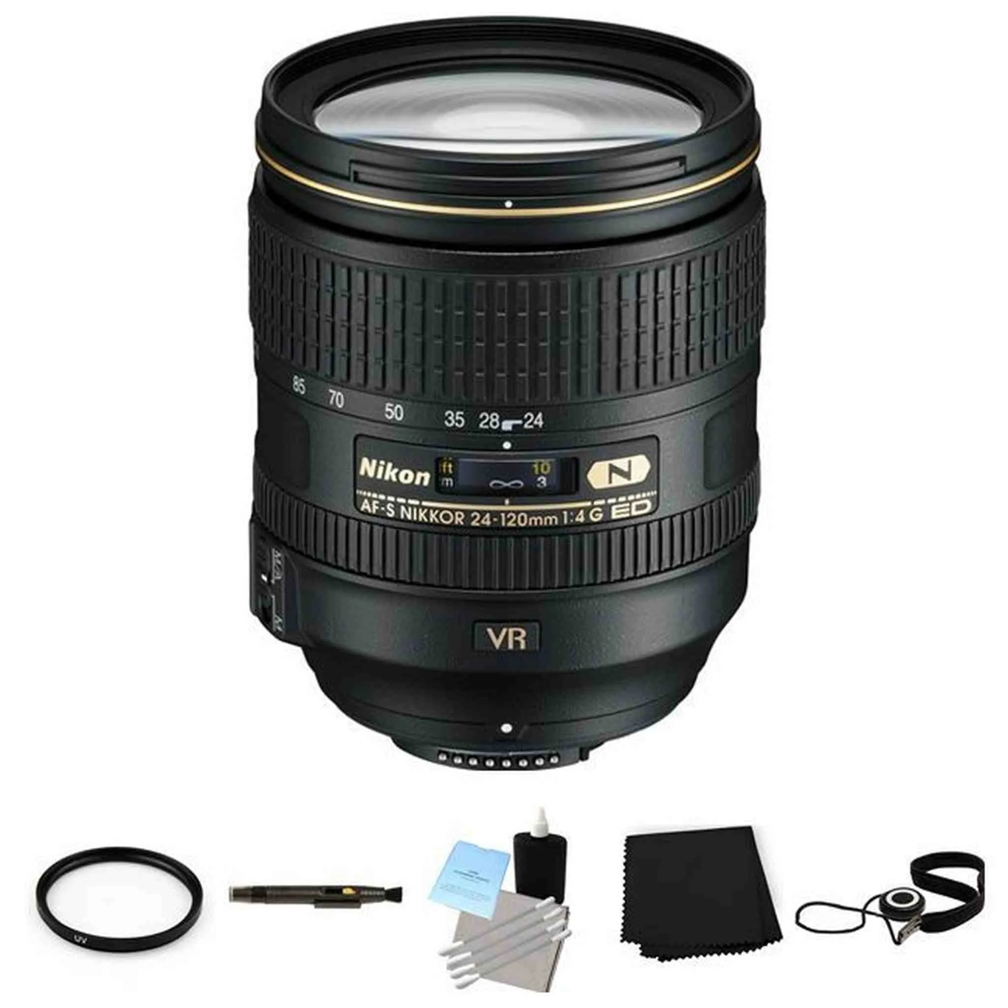Nikon AF-S NIKKOR 24-120mm f/4G ED VR Zoom Lens Supreme Bundle