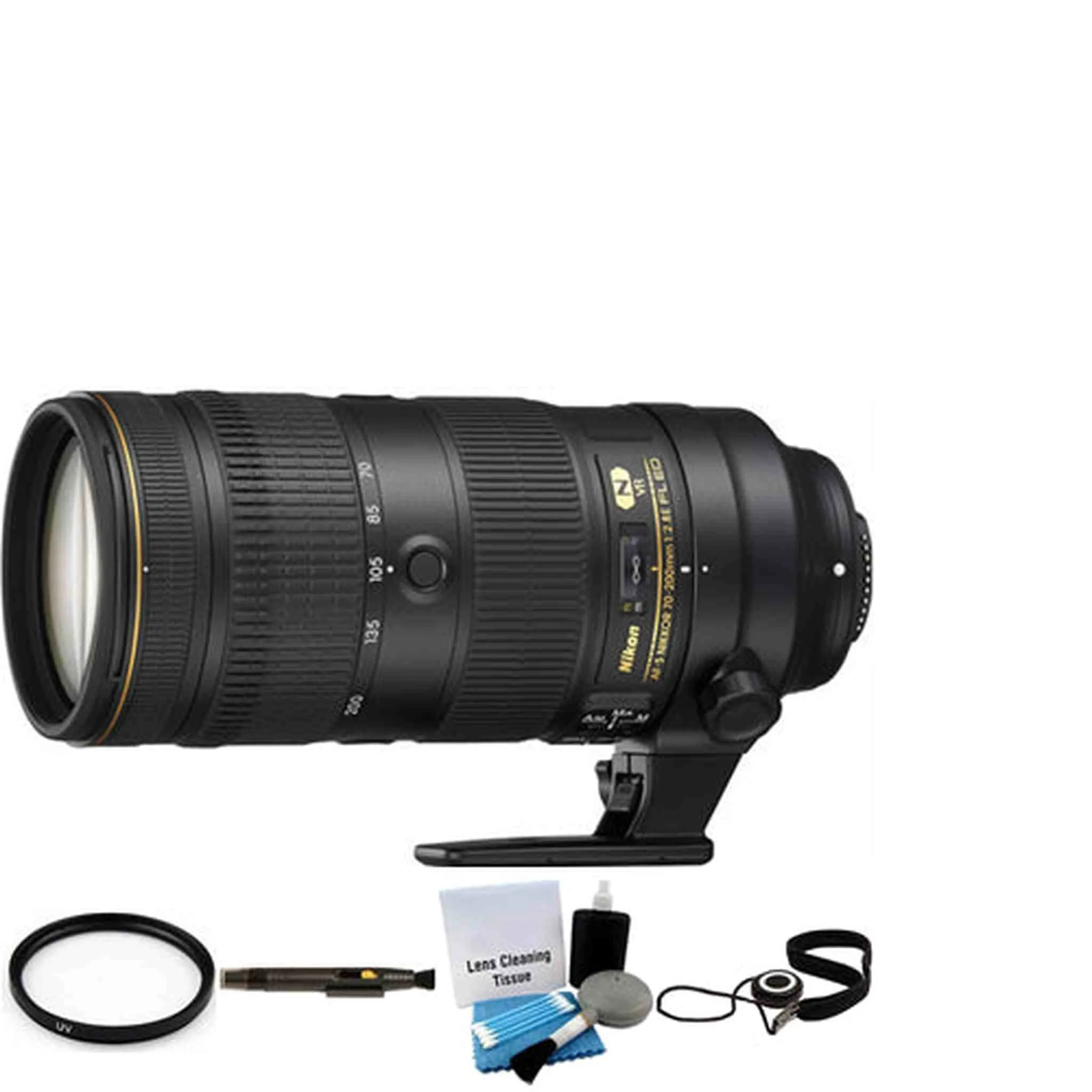 Nikon AF-S NIKKOR 70-200mm f/2.8E FL ED VR Lens Bundle