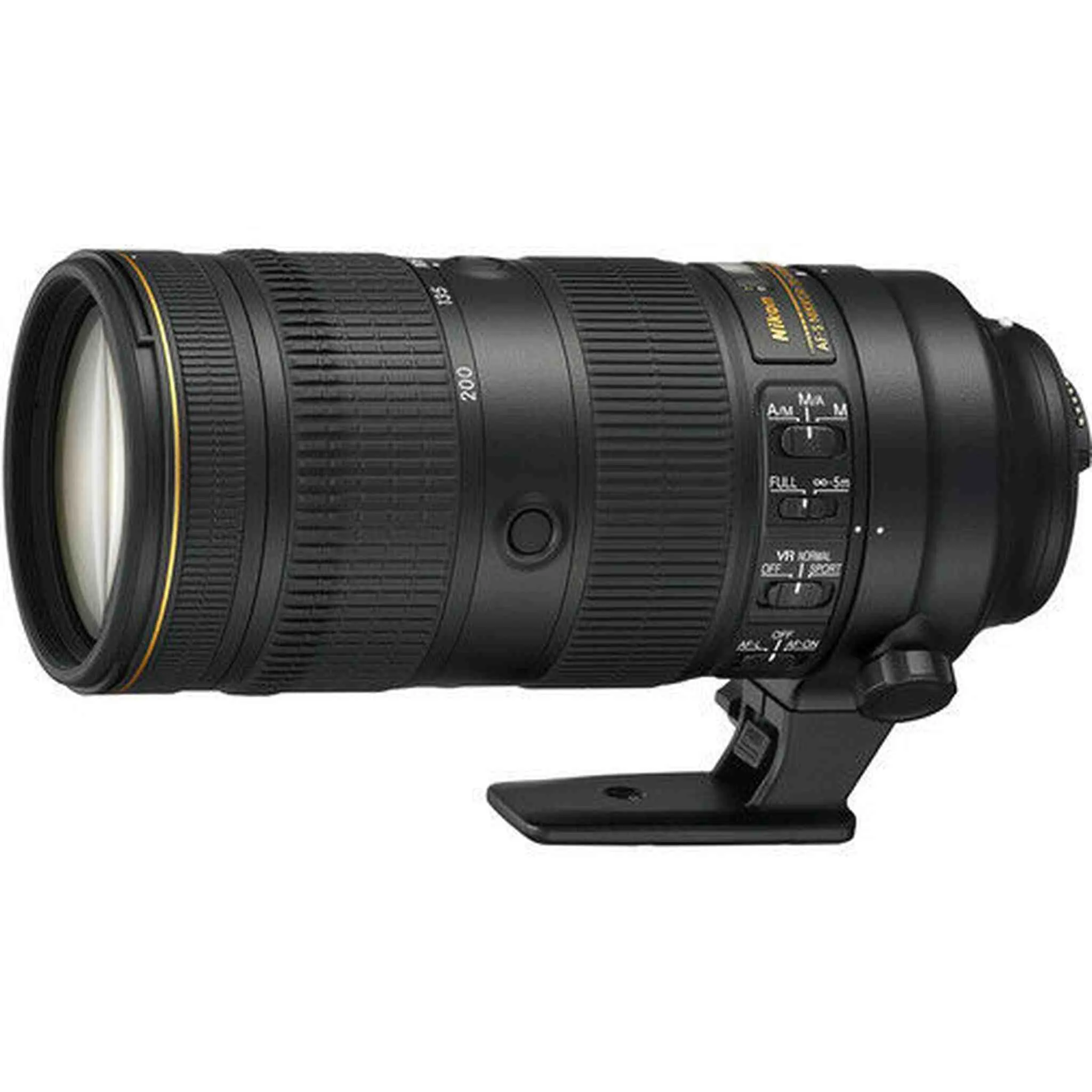 Nikon AF-S NIKKOR 70-200mm f/2.8E FL ED VR Lens   UV Filter & Cleaning Kit Base Bundle