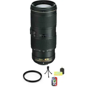 Nikon Nikkor AF-S 70-200mm F/4 VR Lens   UV Filter & Cleaning Kit