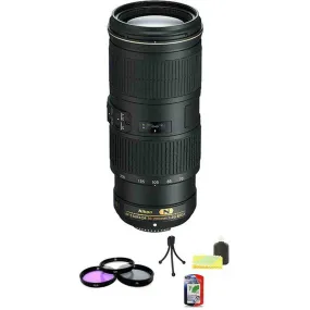 Nikon Nikkor AF-S 70-200mm F/4 VR Lens   UV Filter Kit & Cleaning Kit