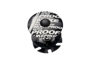 Nukeproof Fork / A Head Stem Top Cap and Star Nut 1.5” Black