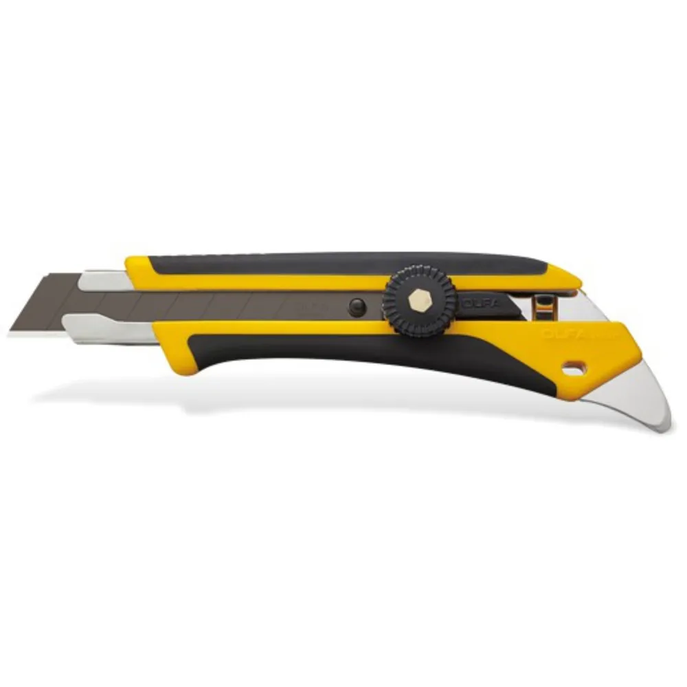 OLFA® Cutter: 18mm HEAVY DUTY REAR PICK & COMFORT HANDLE SNAP (CTR L5)