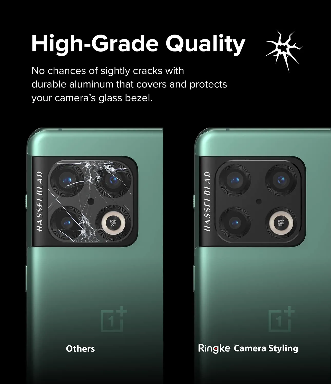 OnePlus 10 Pro 5G Lens protectors| Camera Styling| Black