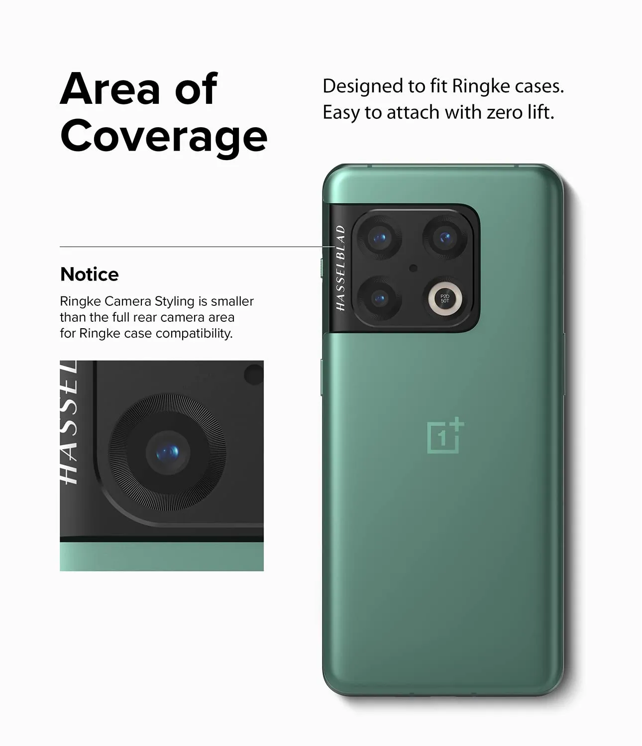 OnePlus 10 Pro 5G Lens protectors| Camera Styling| Black