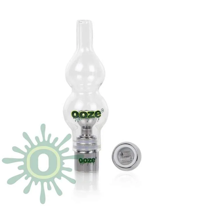 Ooze Glass Globe with Dual Quartz coil