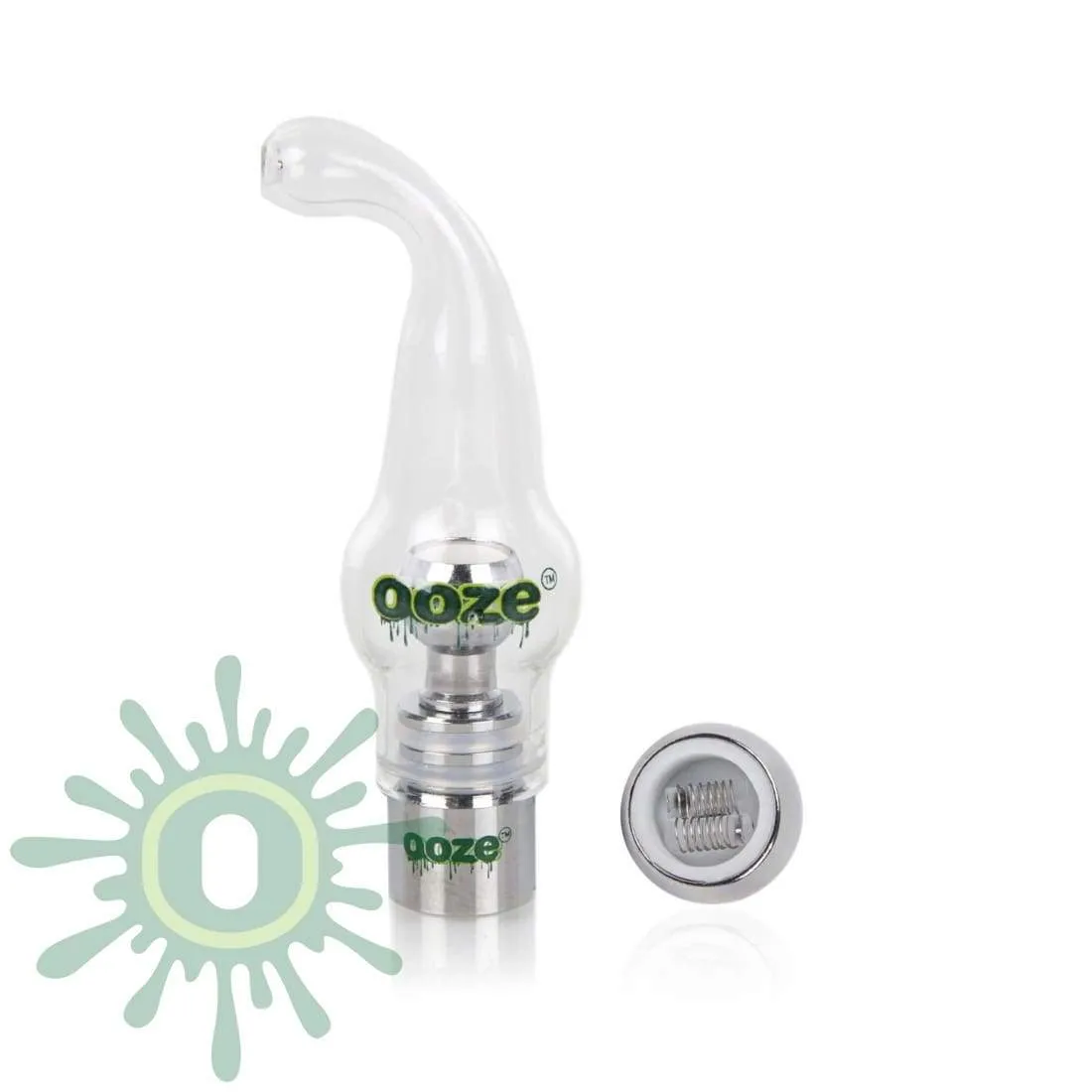 Ooze Glass Globe with Dual Quartz coil