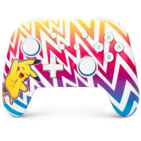 PowerA Enhanced Wireless Controller for Nintendo Switch Pikachu Vibrant