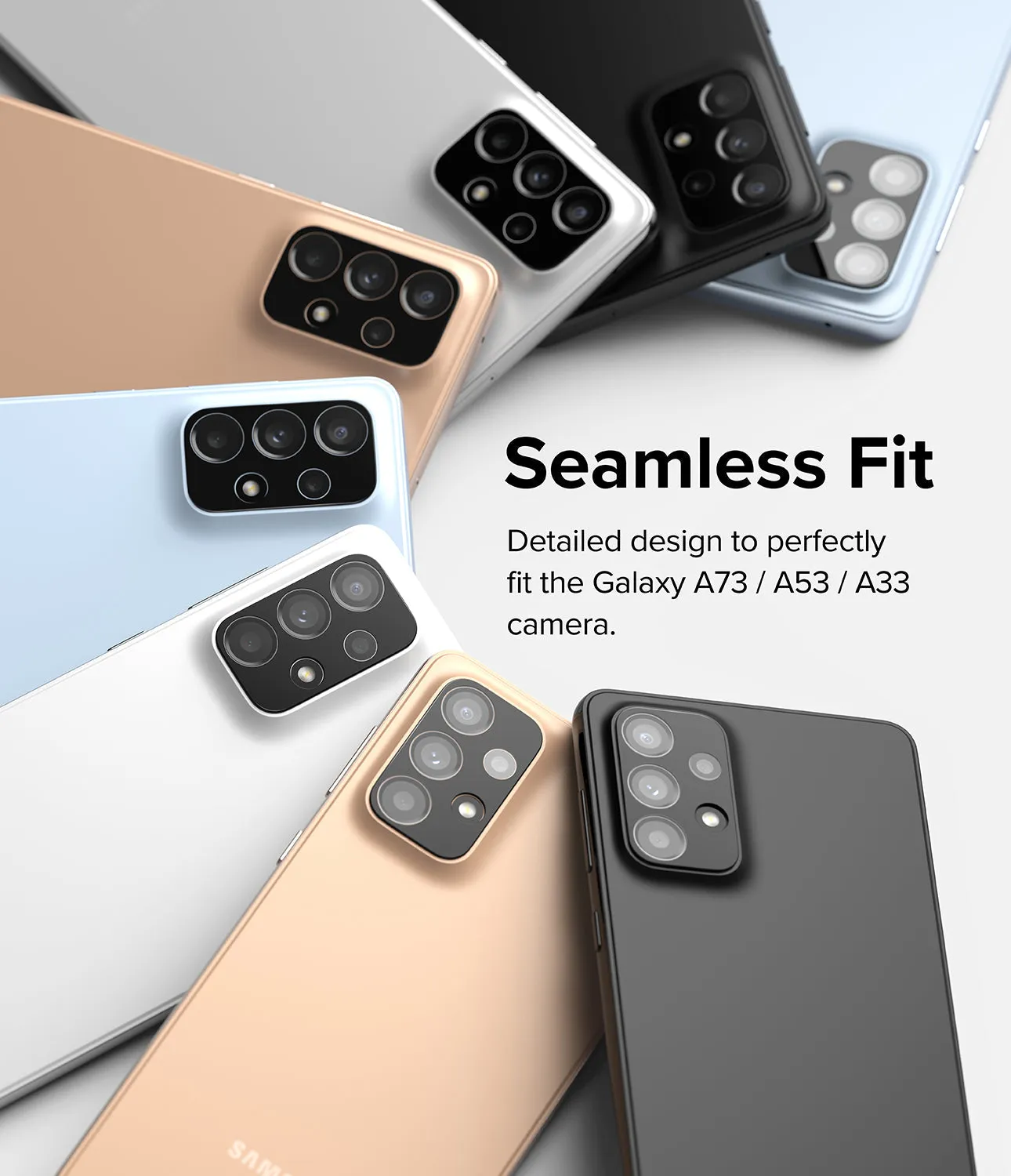Samsung Galaxy A73 / A53 5G / A33 Lens Protector | Cover Display Glass| 3 Pack