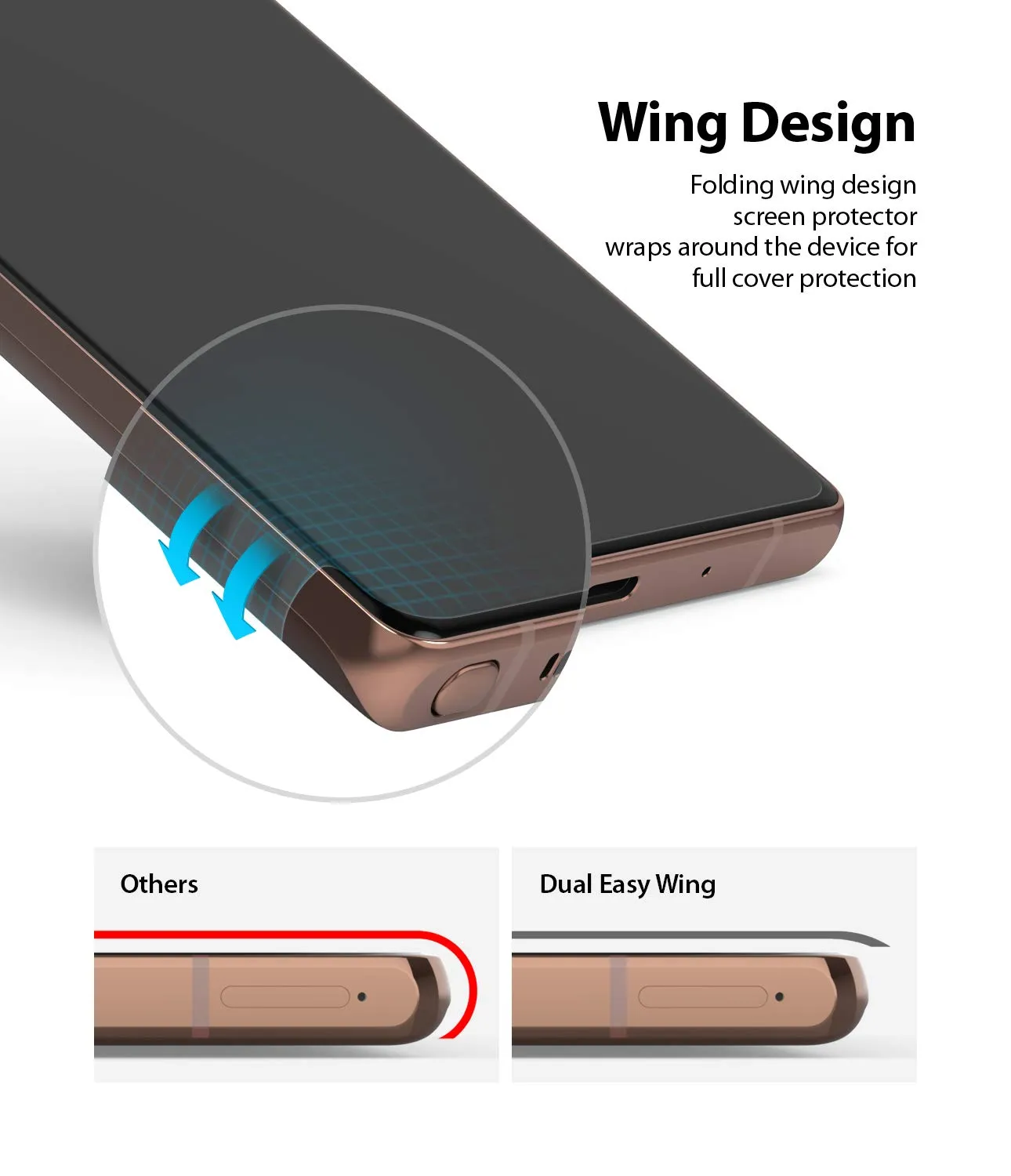 Samsung Galaxy Note 20 Screen Protector Film - Dual Easy Wing - (2 Pack)
