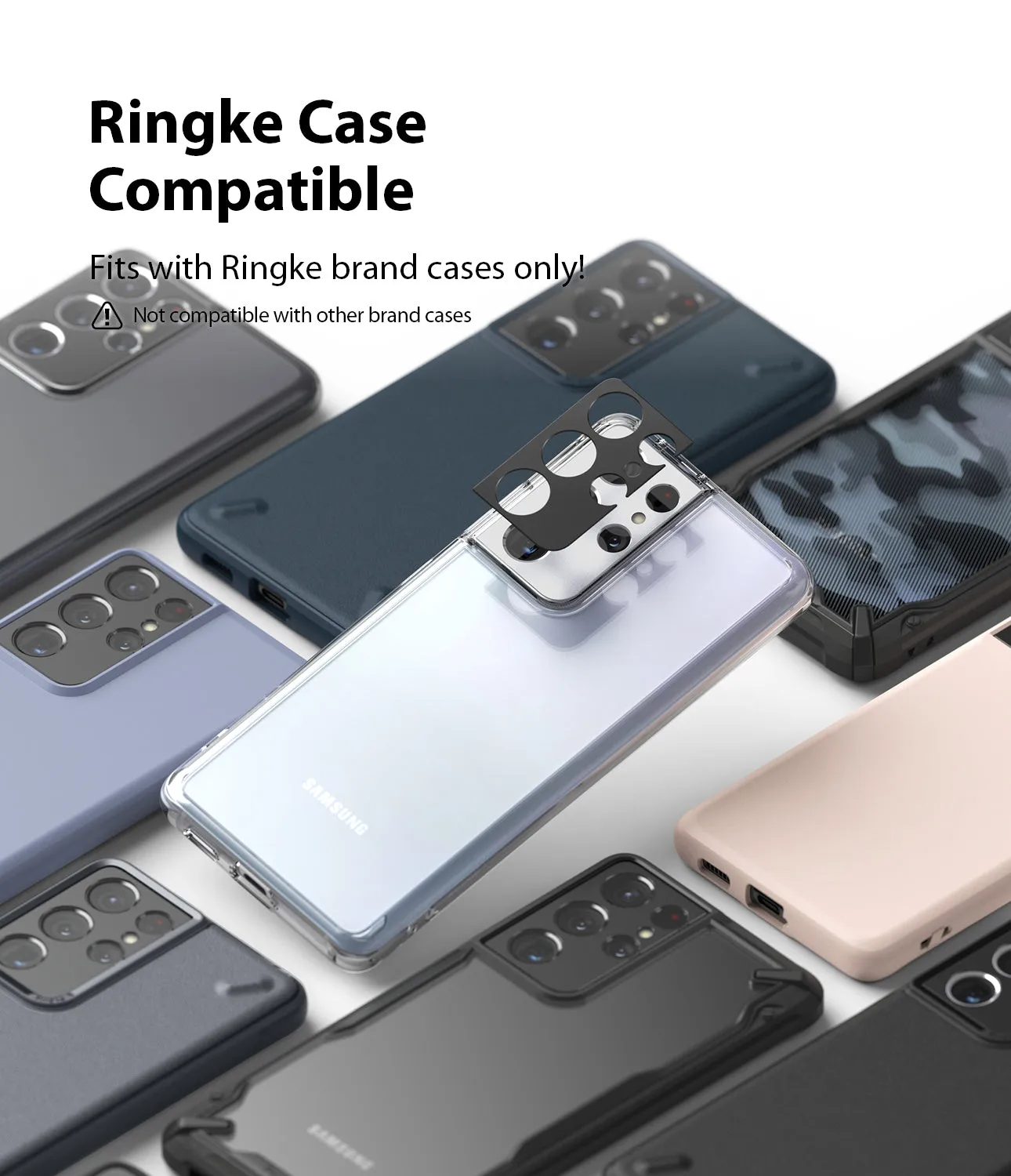 Samsung Galaxy S21 Ultra Lens Protector | Camera Styling| Black