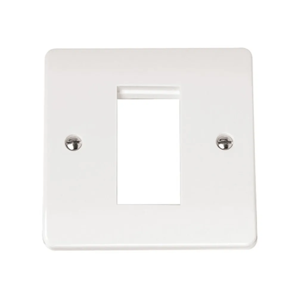 Scolmore 1 Gang Single Aperture for Media Modules