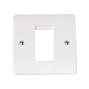 Scolmore 1 Gang Single Aperture for Media Modules
