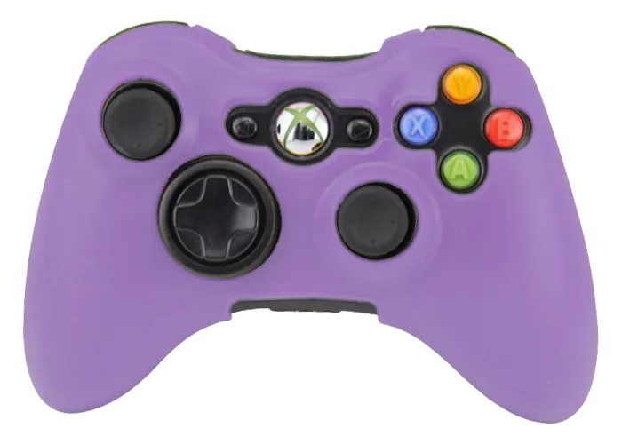 Silicone Cover For XBOX 360 Controller Skin Case Purple