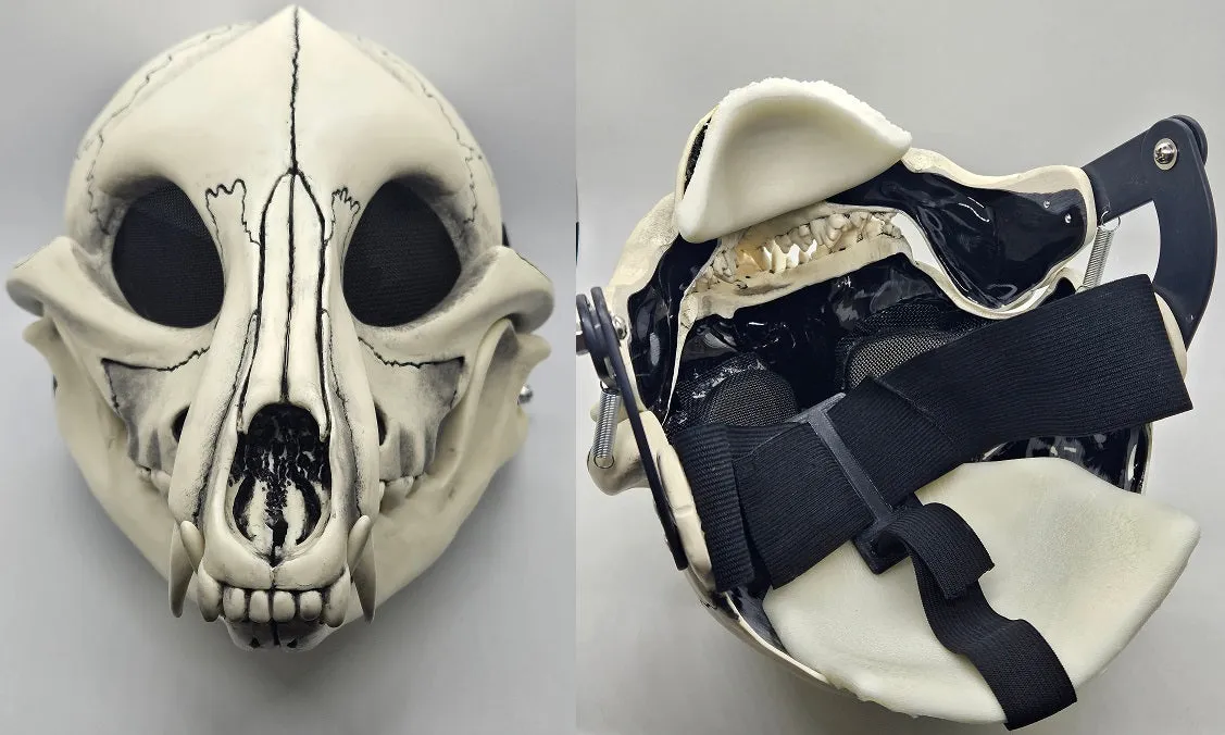 Skeletal K9 Cut and Hinged Mask