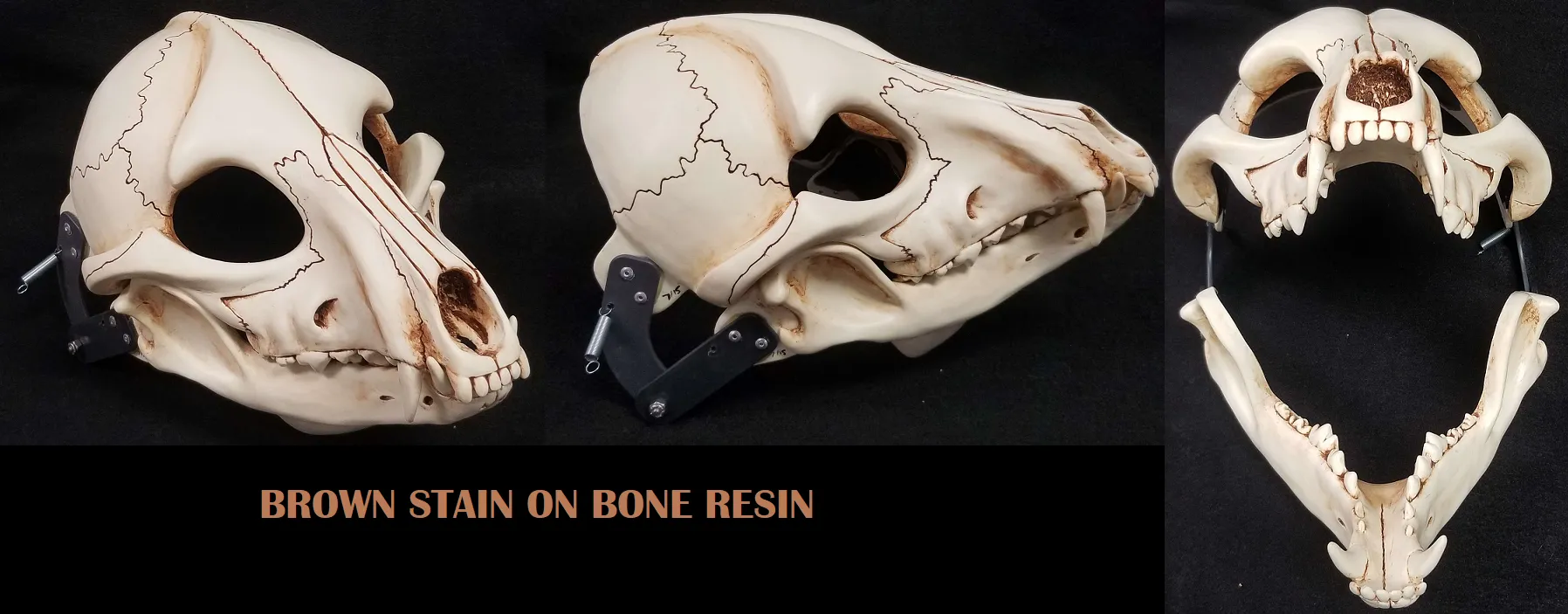 Skeletal K9 Cut and Hinged Mask