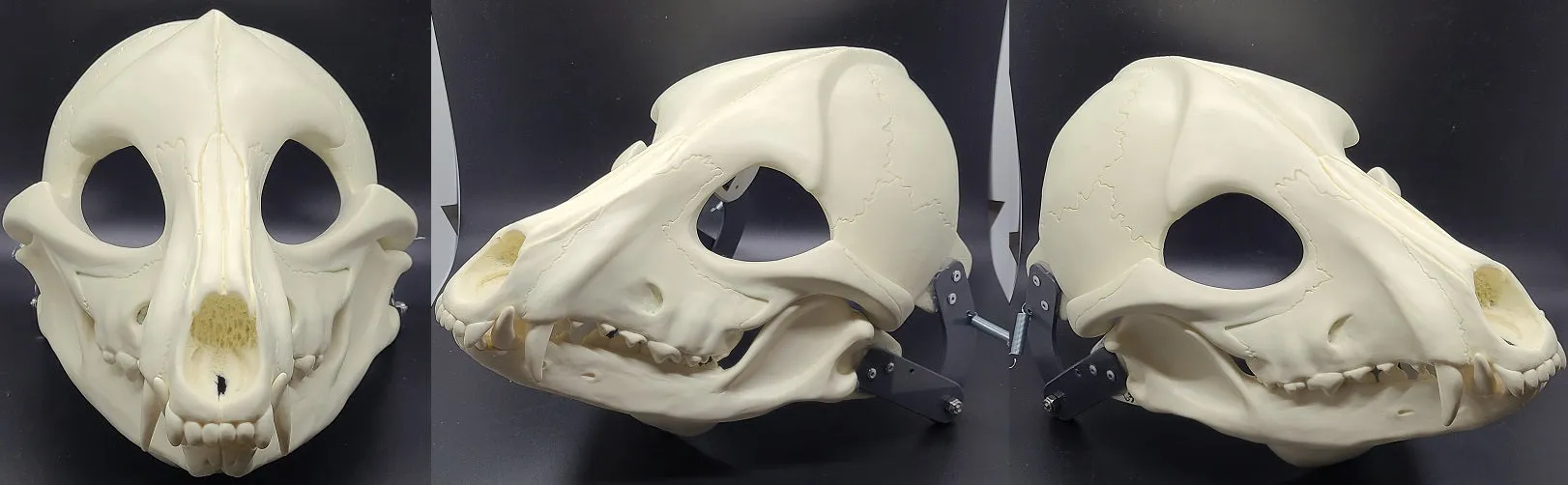 Skeletal K9 Cut and Hinged Mask