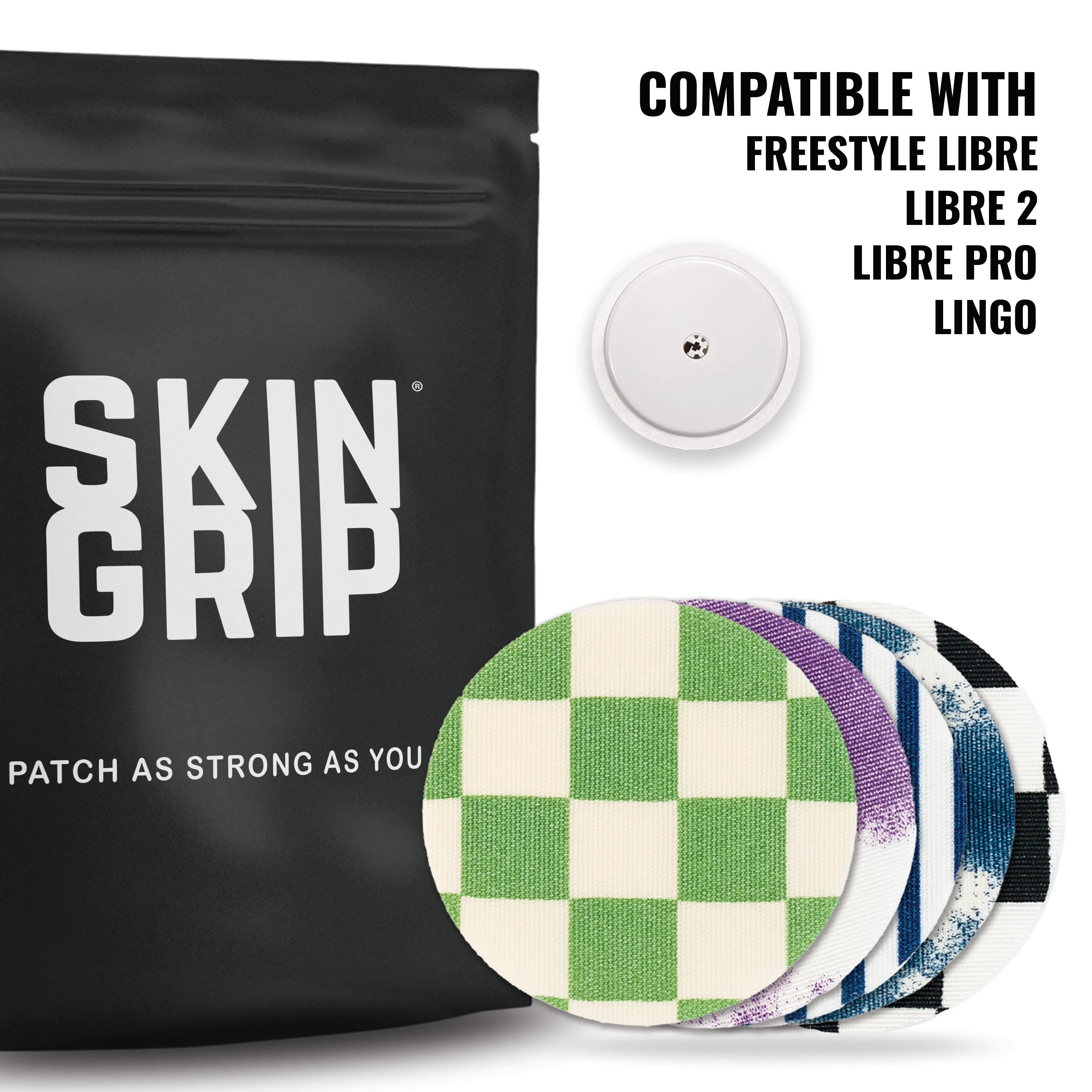 Skin Grip Original - Freestyle Libre 2 & Lingo Adhesive Patches