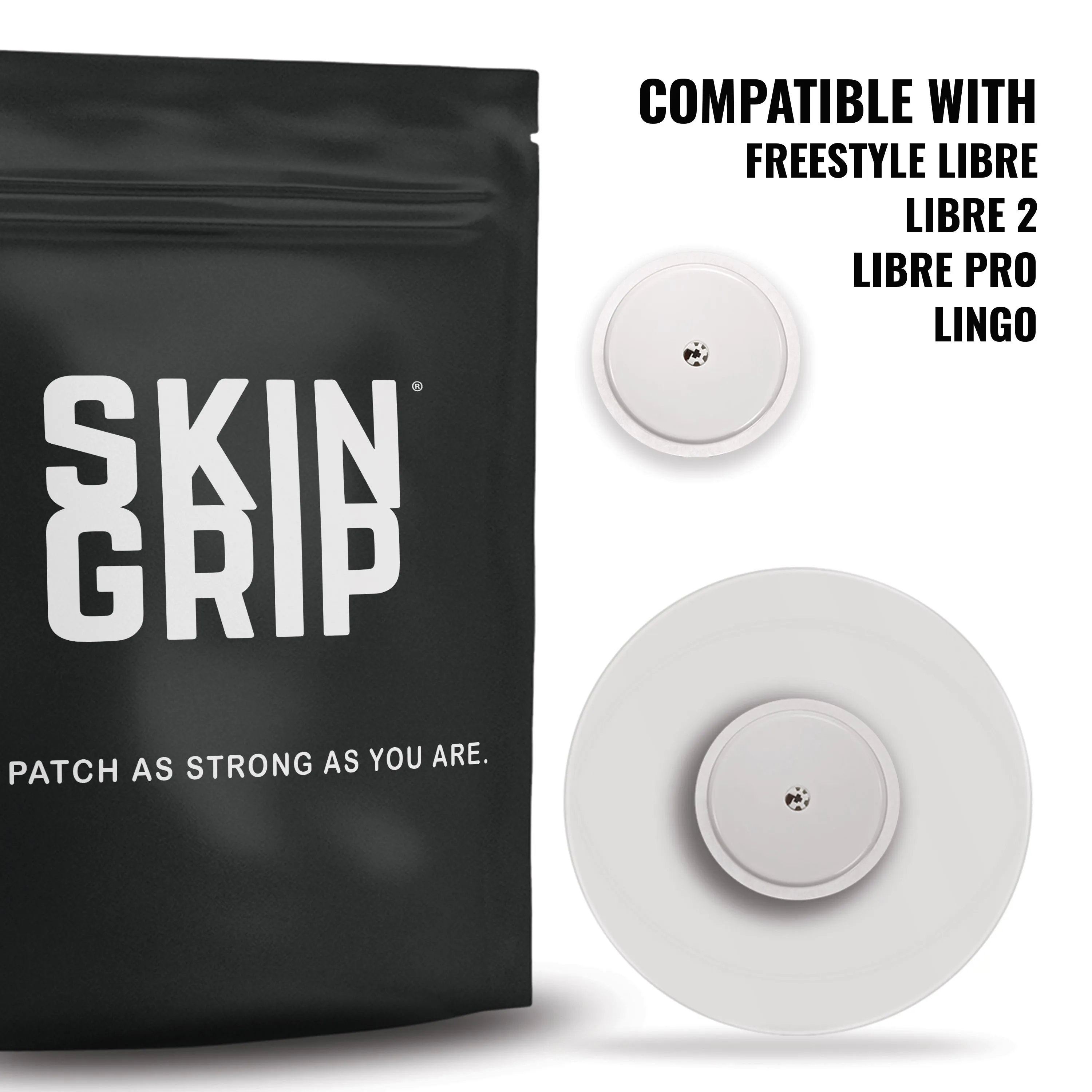 Skin Grip Original - Freestyle Libre 2 & Lingo Adhesive Patches