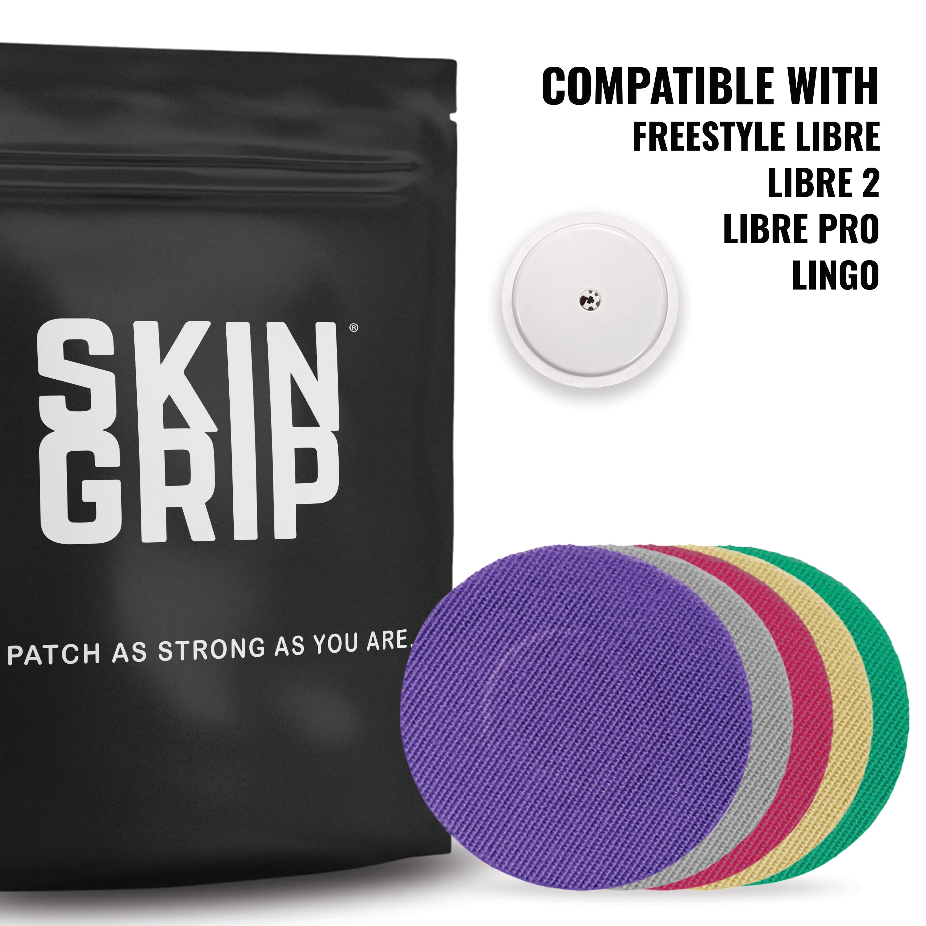 Skin Grip Original - Freestyle Libre 2 & Lingo Adhesive Patches