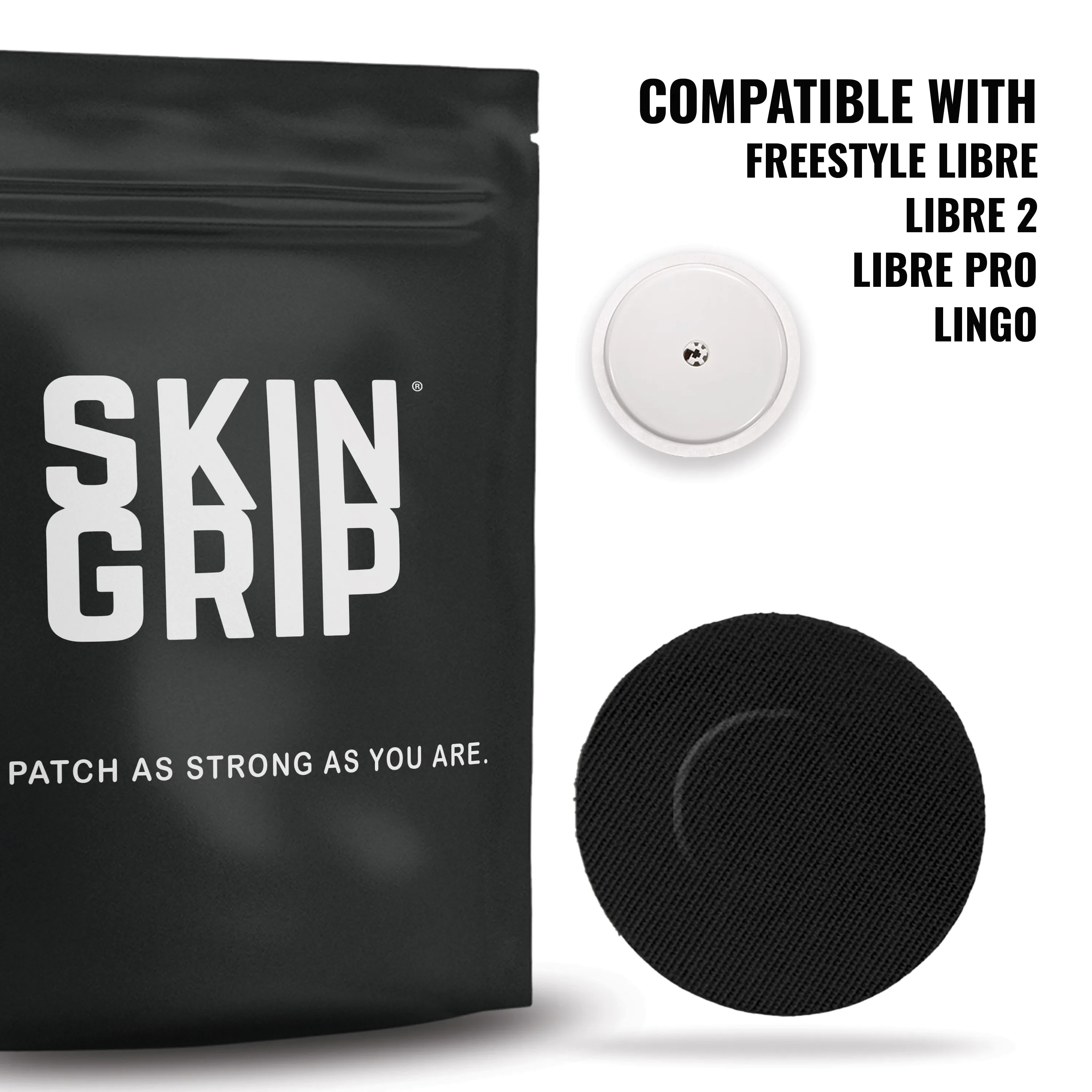 Skin Grip Original - Freestyle Libre 2 & Lingo Adhesive Patches