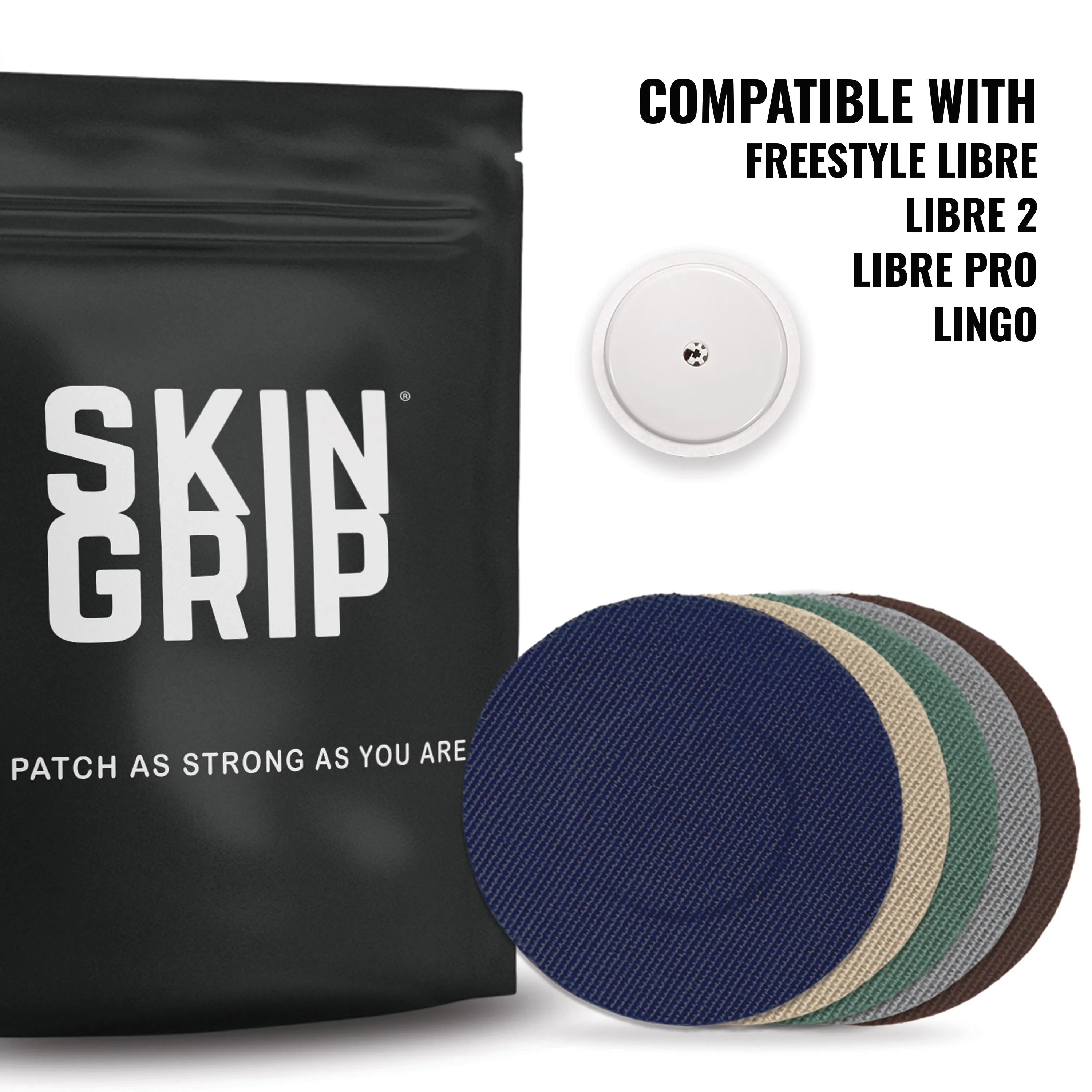 Skin Grip Original - Freestyle Libre 2 & Lingo Adhesive Patches