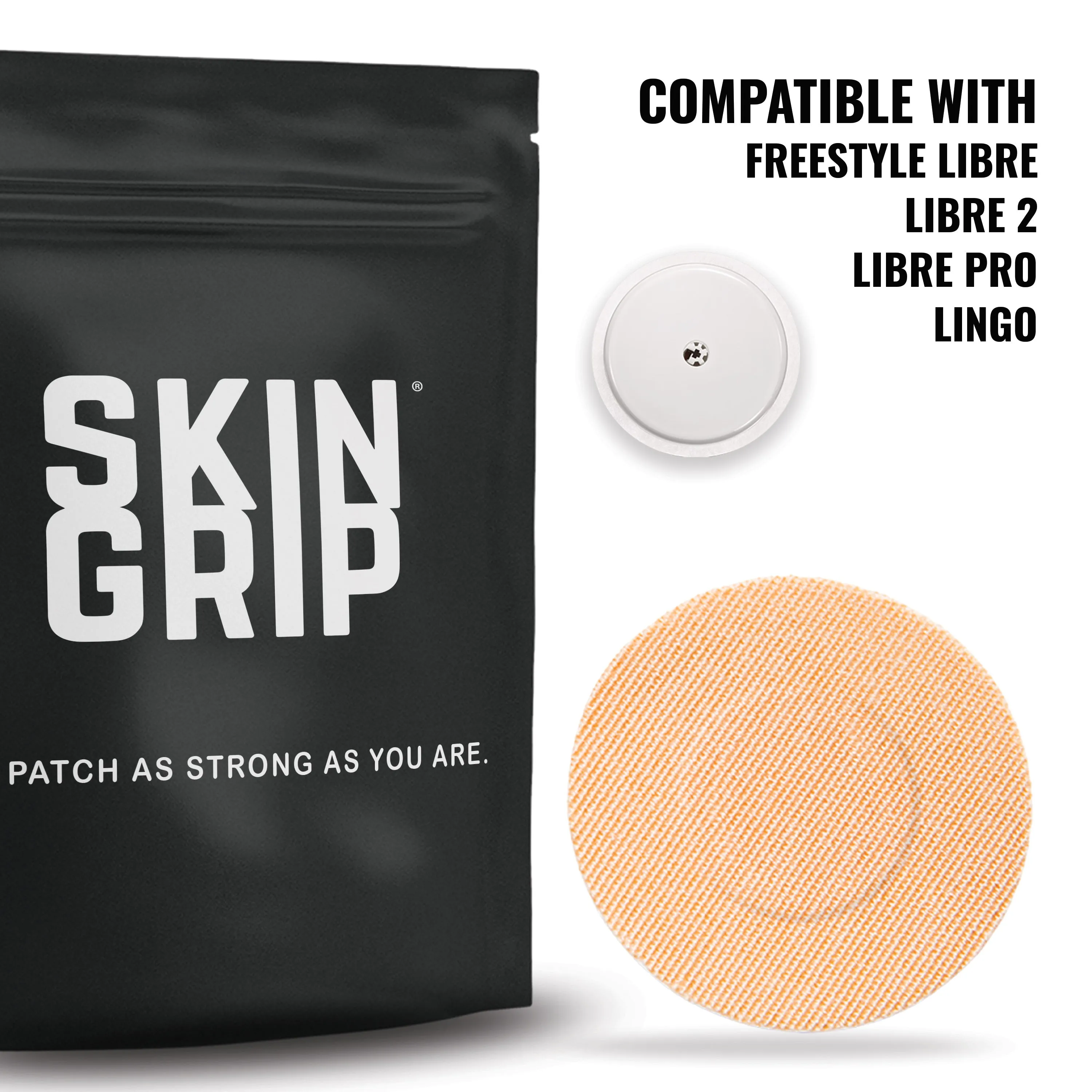 Skin Grip Original - Freestyle Libre 2 & Lingo Adhesive Patches