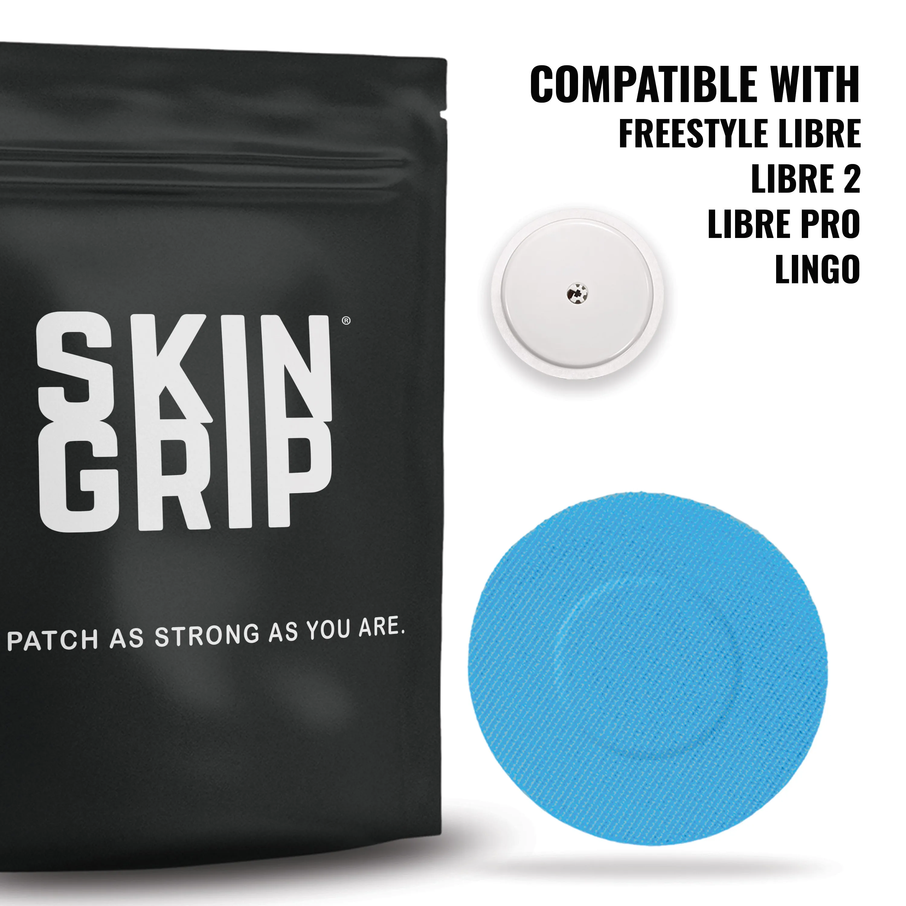 Skin Grip Original - Freestyle Libre 2 & Lingo Adhesive Patches