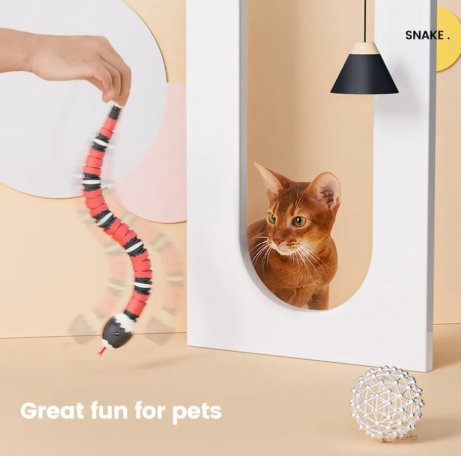 Smart Sensing Snake Cat Toy