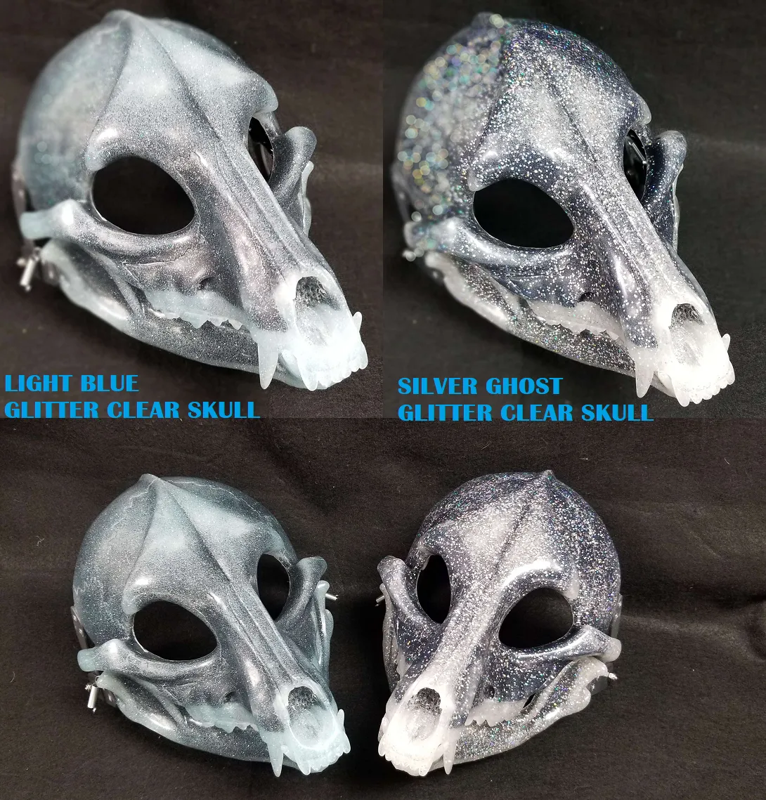 Specialty Cut and Hinged Skeletal K9 Resin Mask Blank