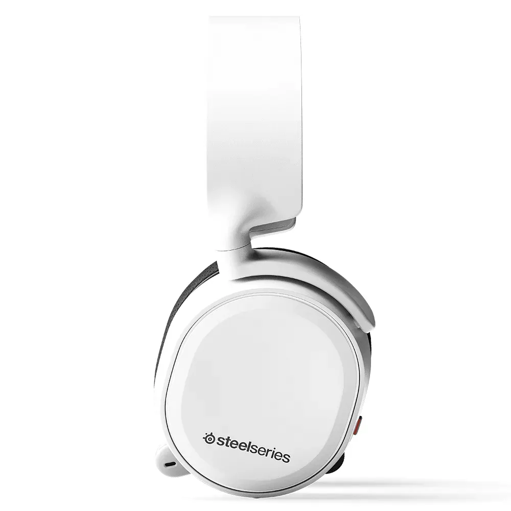 SteelSeries Arctis 3 Wired Gaming Headset Headphones Microphone White