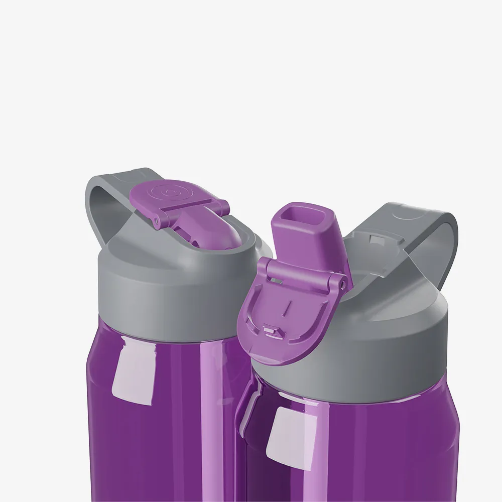 TAP Tritan Plastic Smart Water Bottle - Straw Lid