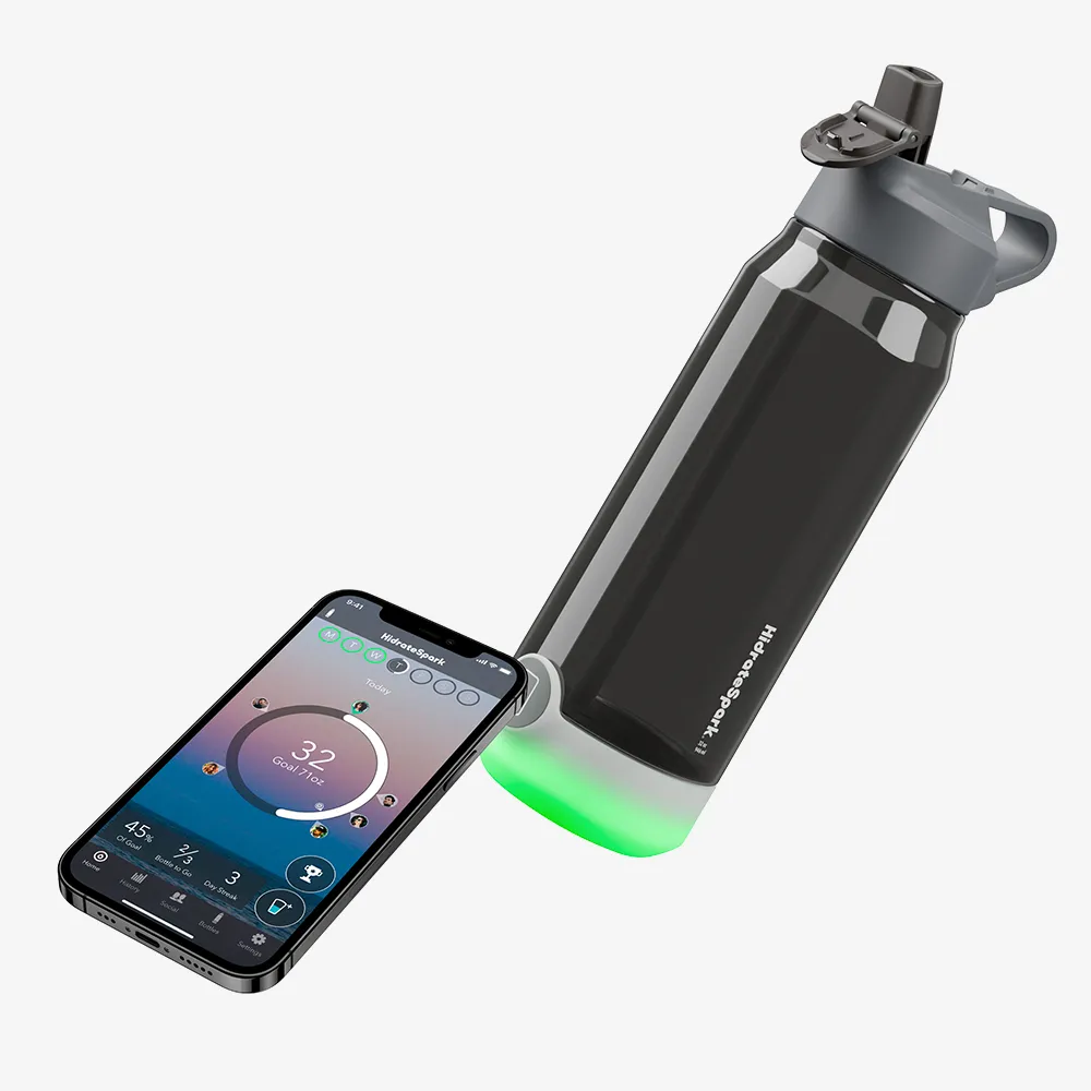 TAP Tritan Plastic Smart Water Bottle - Straw Lid