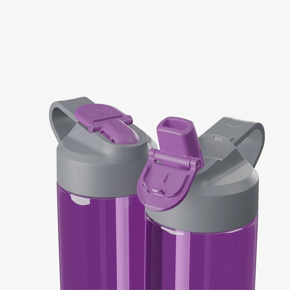 TAP Tritan Plastic Smart Water Bottle - Straw Lid