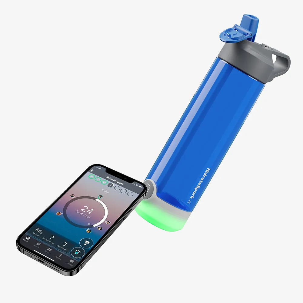 TAP Tritan Plastic Smart Water Bottle - Straw Lid