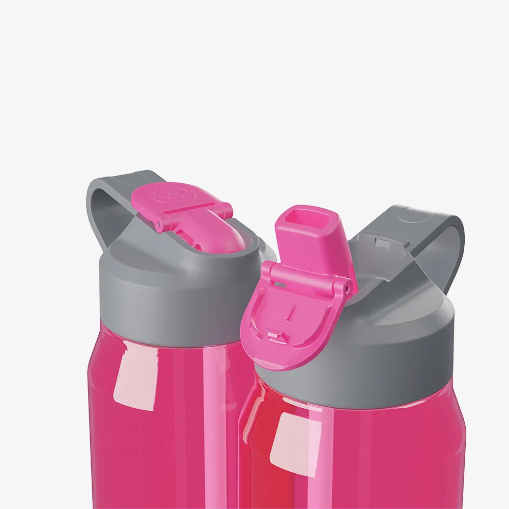 TAP Tritan Plastic Smart Water Bottle - Straw Lid