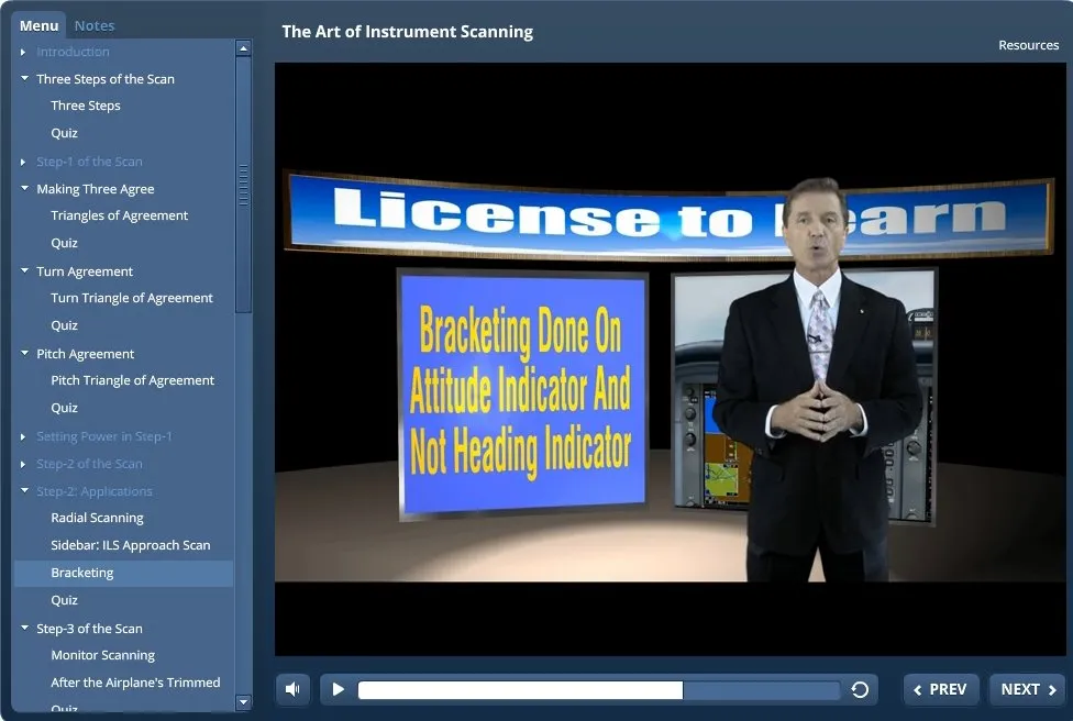 The Art of the Instrument Scan-Interactive eLearning Course
