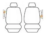 Velour Seat Covers Set Suits Mitsubishi Lancer CJ MY12 ES / Active / Aspire/ VR / VRX Sedan 11/2011-8/2012 2 Rows