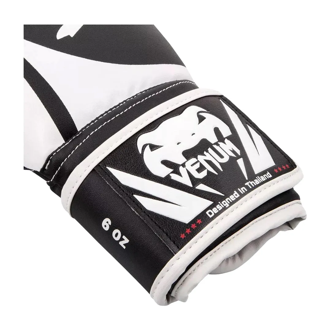 Venum Challenger 2.0 Kids Boxing Gloves Black/White 6Oz VN03089-001