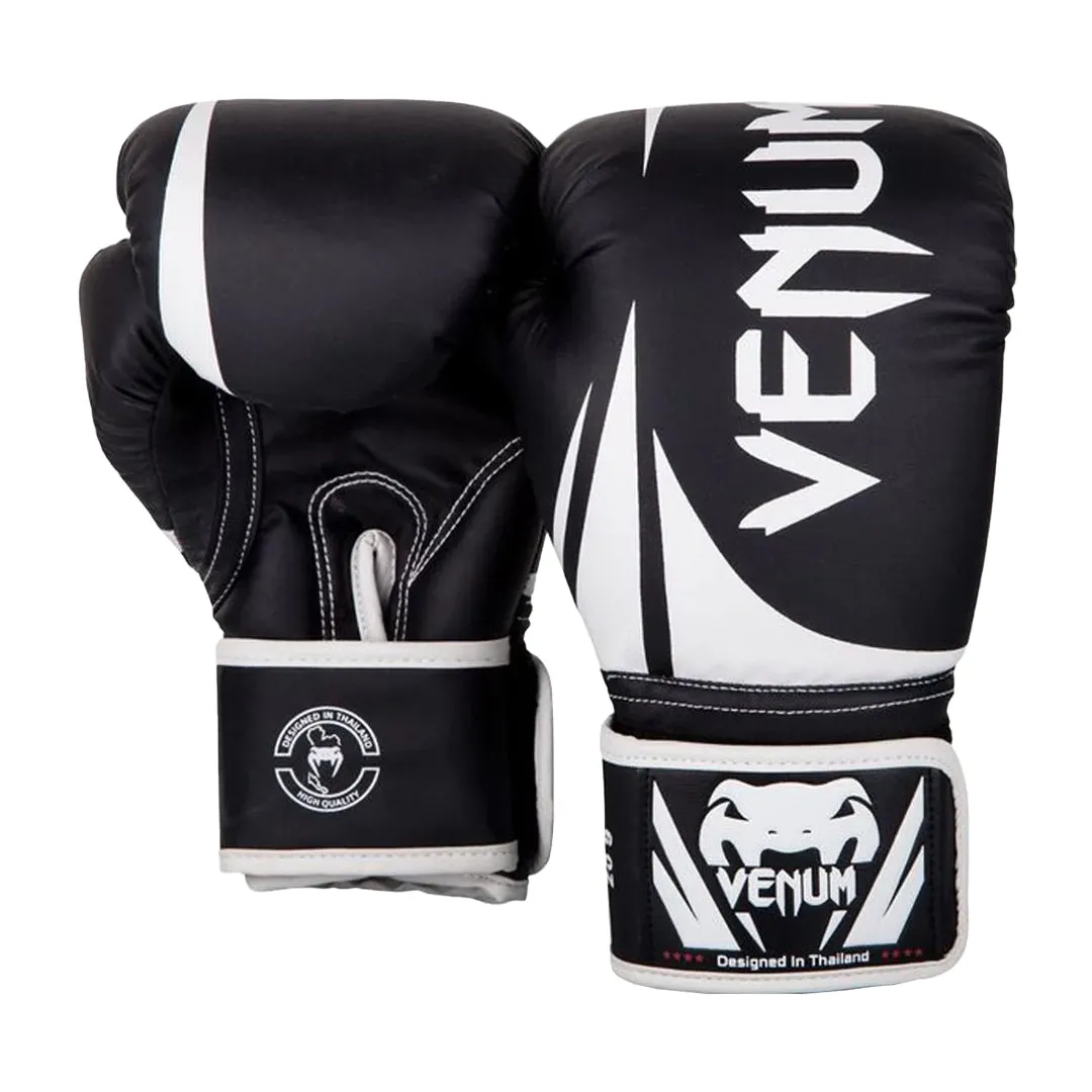 Venum Challenger 2.0 Kids Boxing Gloves Black/White 6Oz VN03089-001