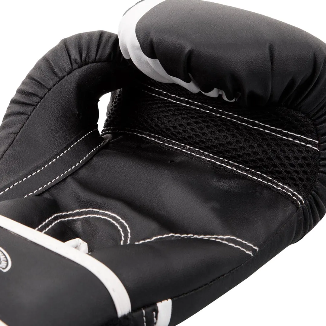 Venum Challenger 2.0 Kids Boxing Gloves Black/White 8Oz - VN03089-001