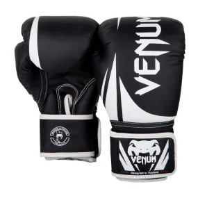 Venum Challenger 2.0 Kids Boxing Gloves Black/White 8Oz - VN03089-001