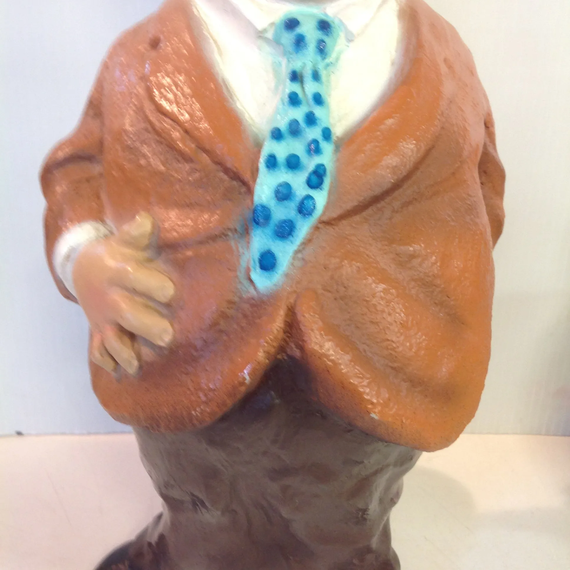 Vintage 1971 Universal Studio Plastic Laurel and Hardy Figures