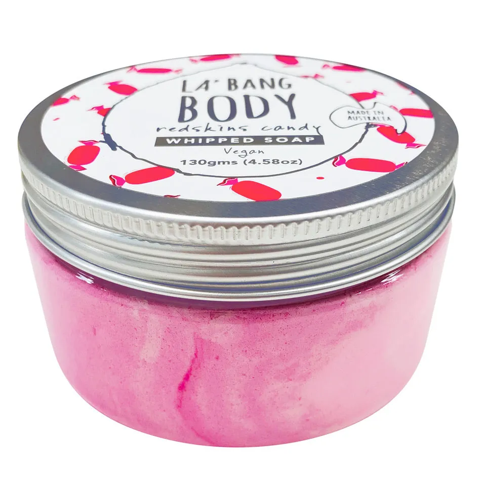 Whipped Soap - Redskins lollies