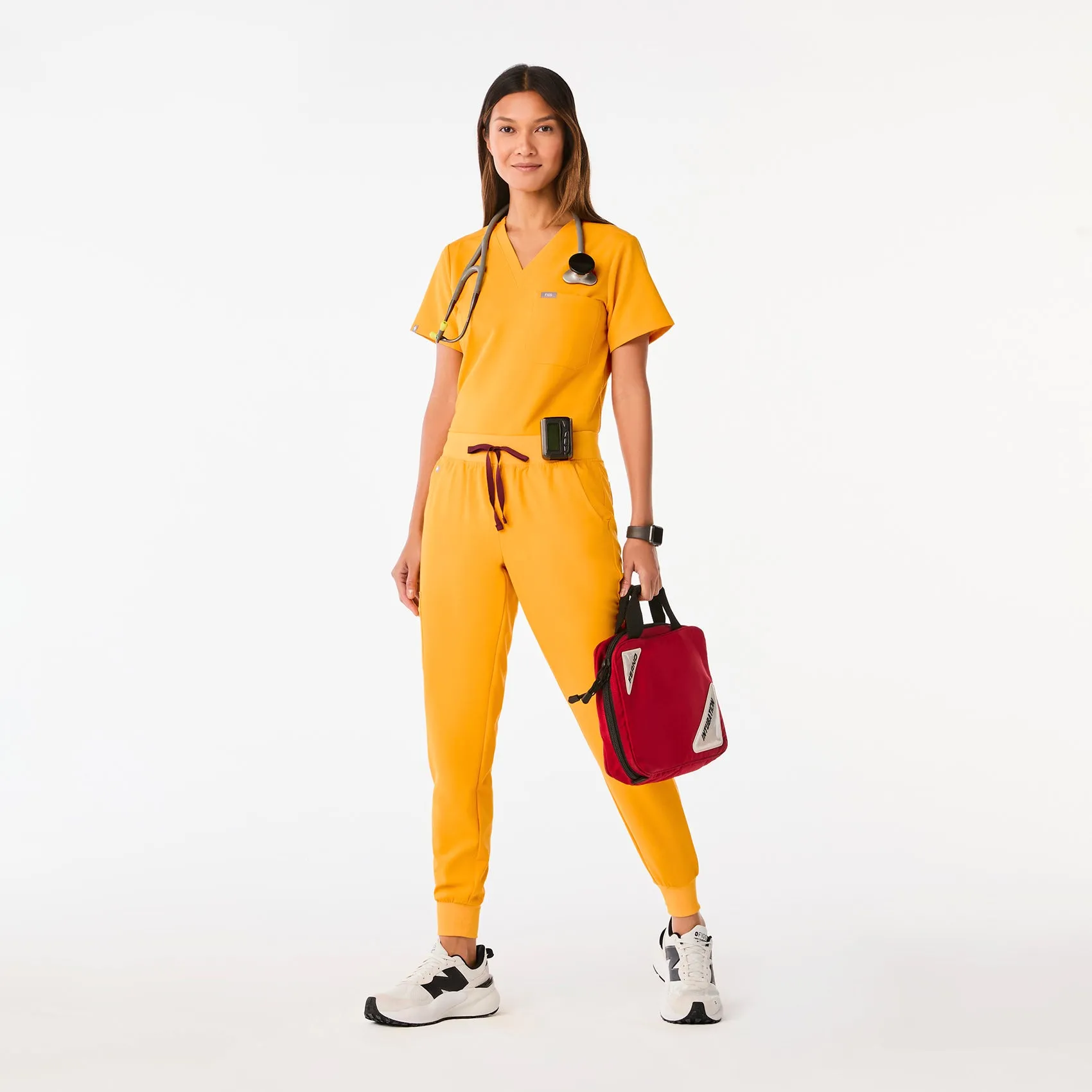women's The Emergency Yellow Jogger Set